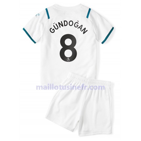 Maillot de Foot Manchester City Ilkay Gundogan 8 Extérieur 2021-22 - Enfant